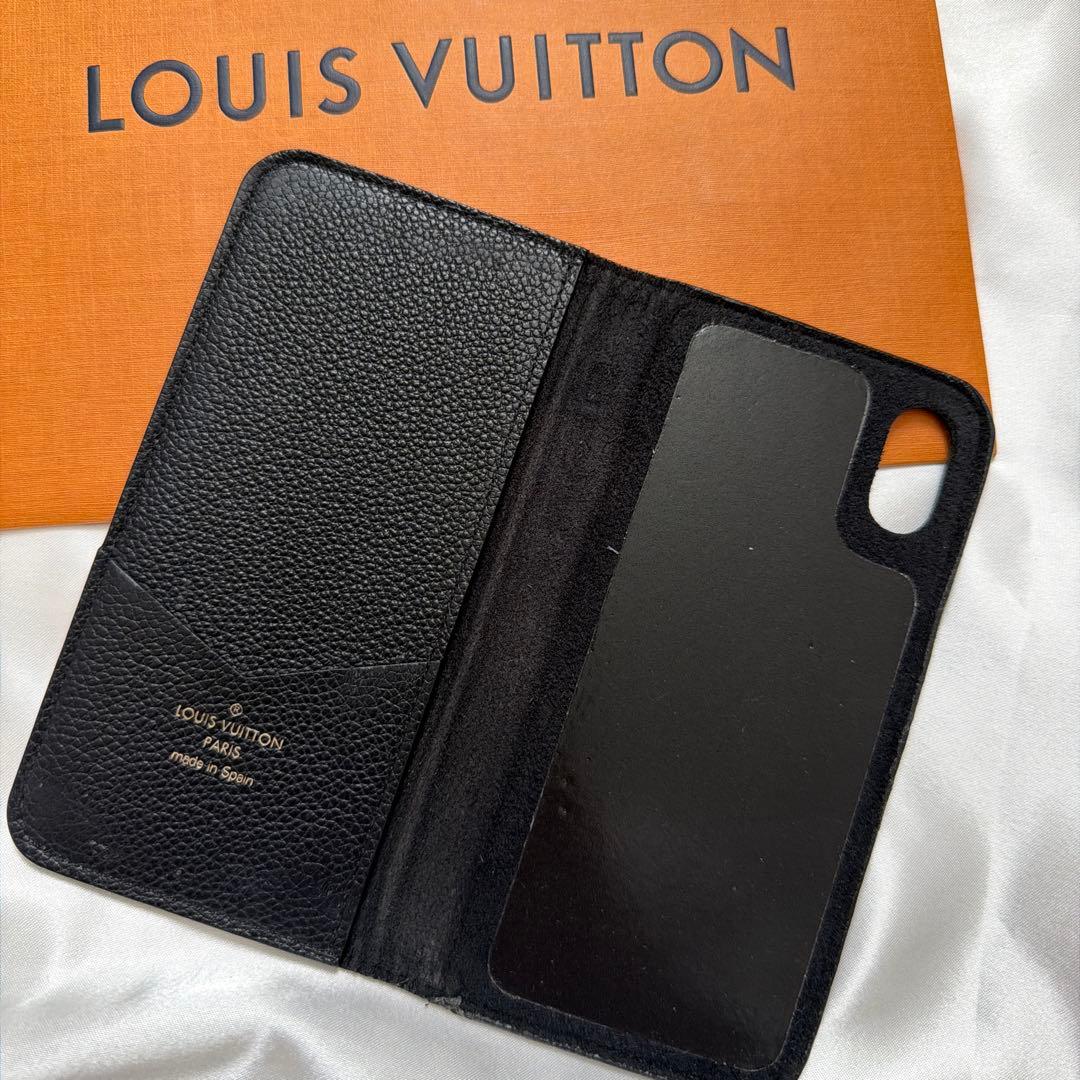 ルイヴィトン モノグラム iPhoneケース x/xs用 黒