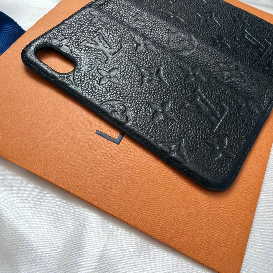 ルイヴィトン モノグラム iPhoneケース x/xs用 黒