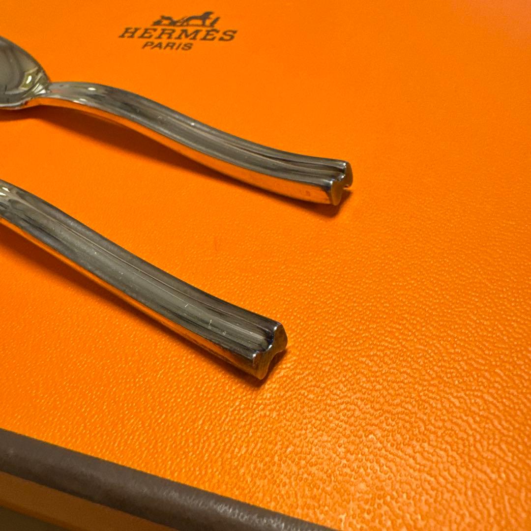 エルメス　カトラリー　オンド(波)コーヒースプーン