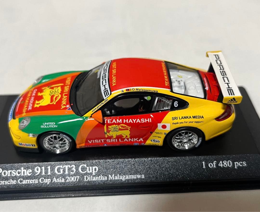 PMA 1/43 ポルシェ911 GT3 カレラ カップ 2007