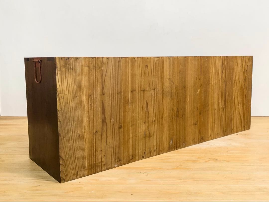 ローボード　収納棚　引き出し　M087　古道具　古家具　ビンテージ　アンティーク