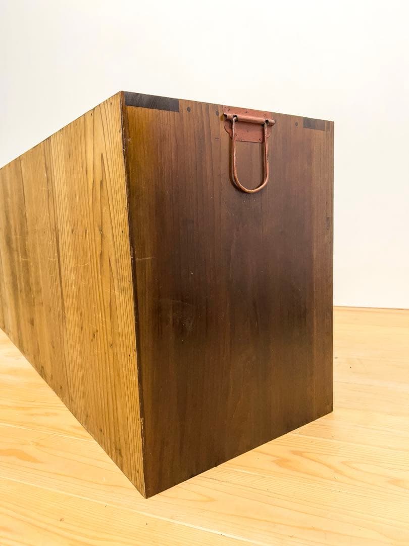 ローボード　収納棚　引き出し　M087　古道具　古家具　ビンテージ　アンティーク