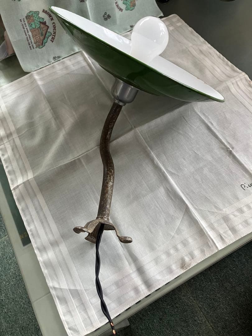 街灯　電灯笠昭和時代当時物アンティーク