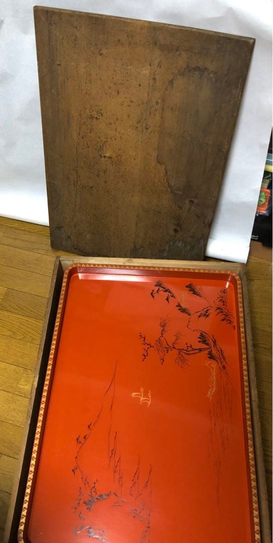 蒔絵 漆卓 飾り台 置台 卓袱台 うるし 古道具 古民家 骨董 古美術