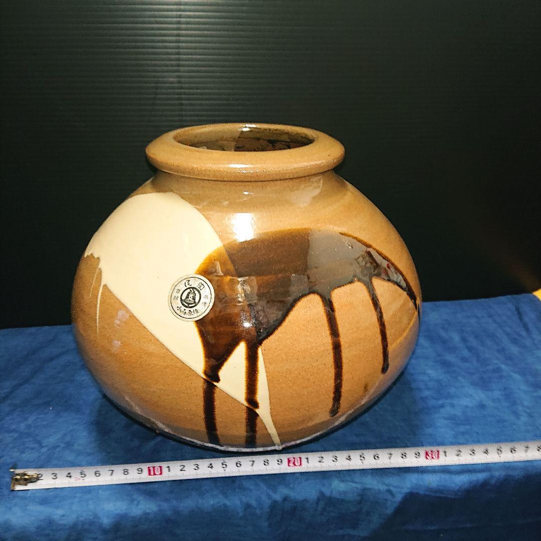 小鹿田焼き花瓶、壺