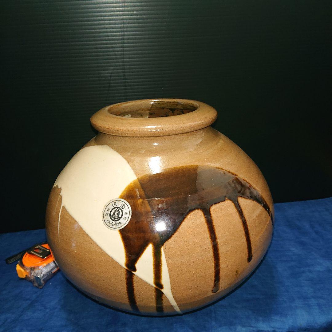 小鹿田焼き花瓶、壺