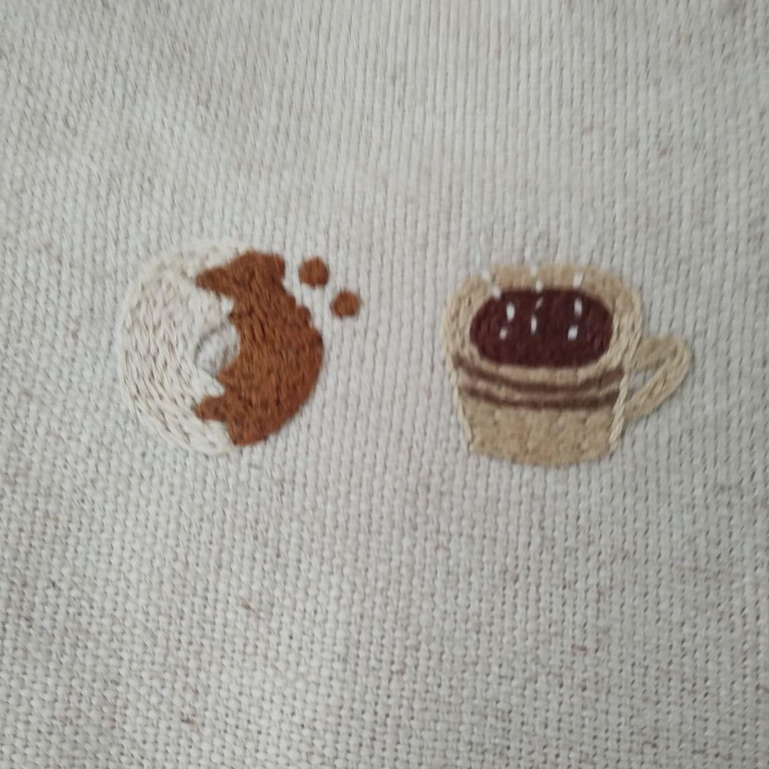 ハンドメイド 刺繍 ティ― タイムのト― トバック