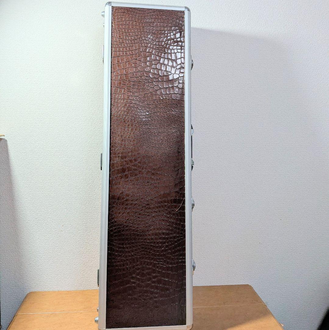 沖縄三線　本革　縞黒檀　　スンチー塗り　付属品沢山アリ