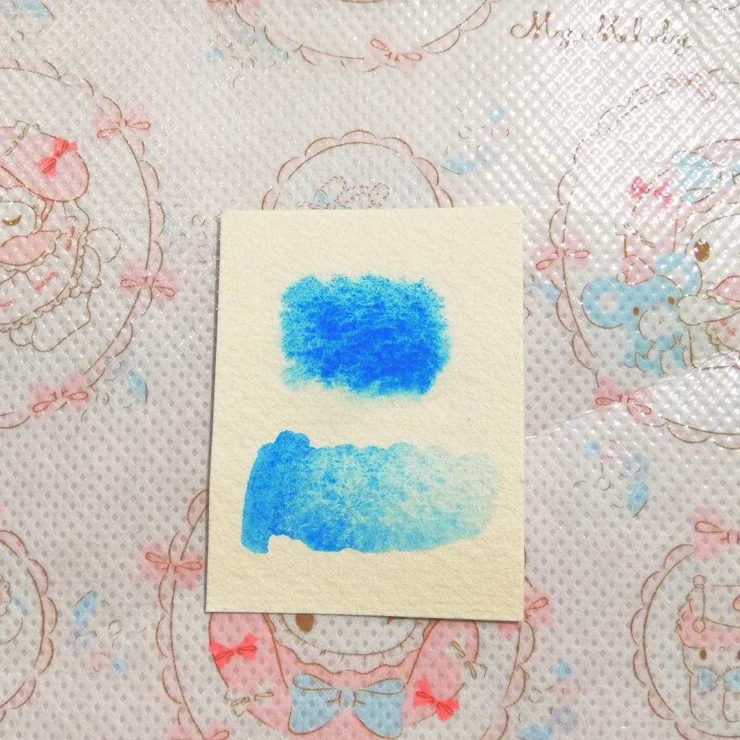 希少★ 廃盤色 マンガニーズブルー ホルベイン 透明水彩絵具 ハーフパン 廃番色