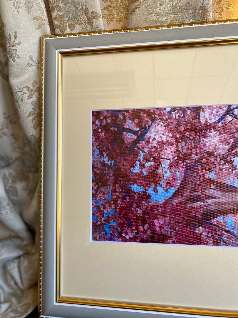 ステファン　マーチンエアー　くまのプーさん　桜　額装品