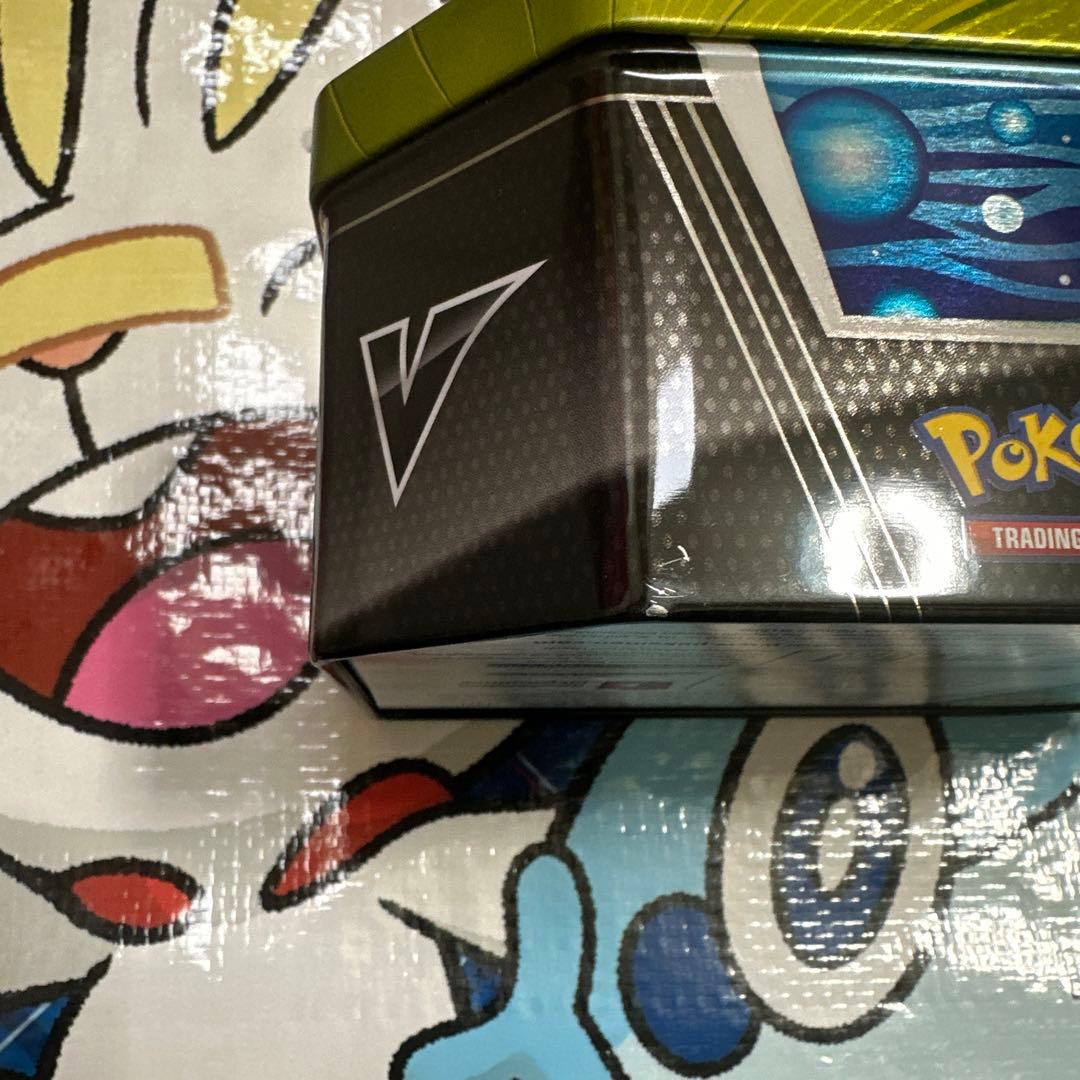 ポケモン　海外　缶ケース① サルノリ　ヒバニー　メッソン