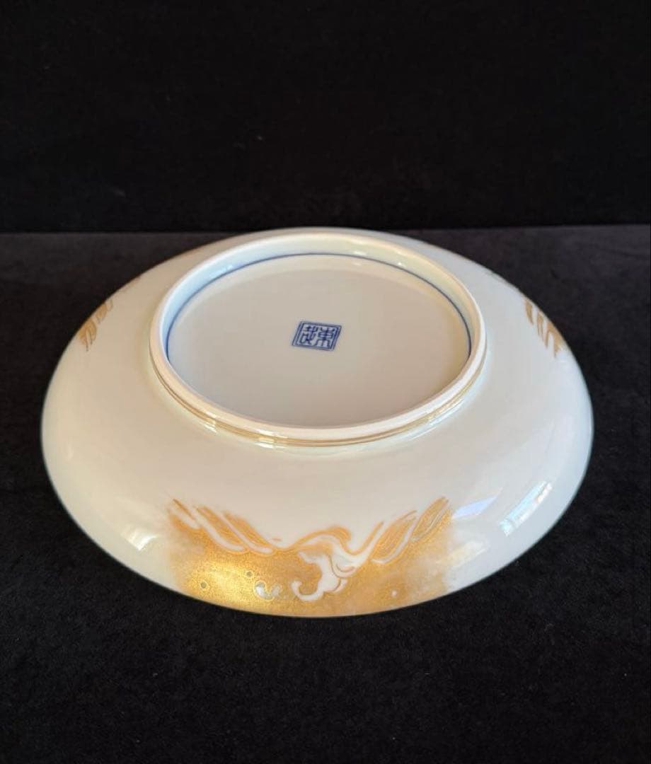 【東哉】京焼・清水焼　皿　波濤　5枚セット