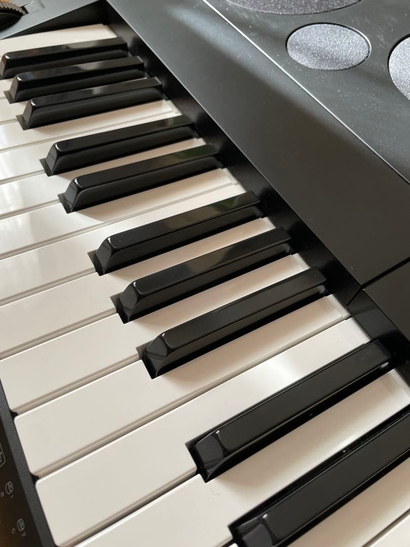 CASIO WK-6600 76鍵盤 電子キーボード 譜面台・ACアダプター付