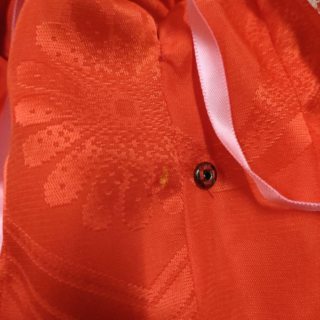 タミーちゃんサイズ　ハンドメイド　花嫁衣装セット　赤花柄