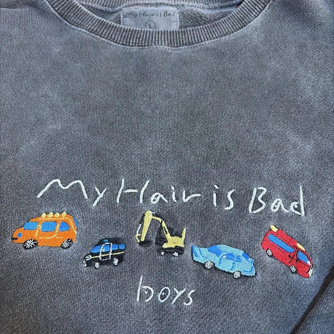 My Hair is Bad boys スウェット グレー(Ｌ)