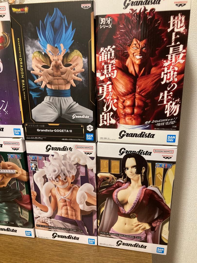 Grandista フィギュア ルフィ ゾロ ハンコック フリーレン 範馬 他