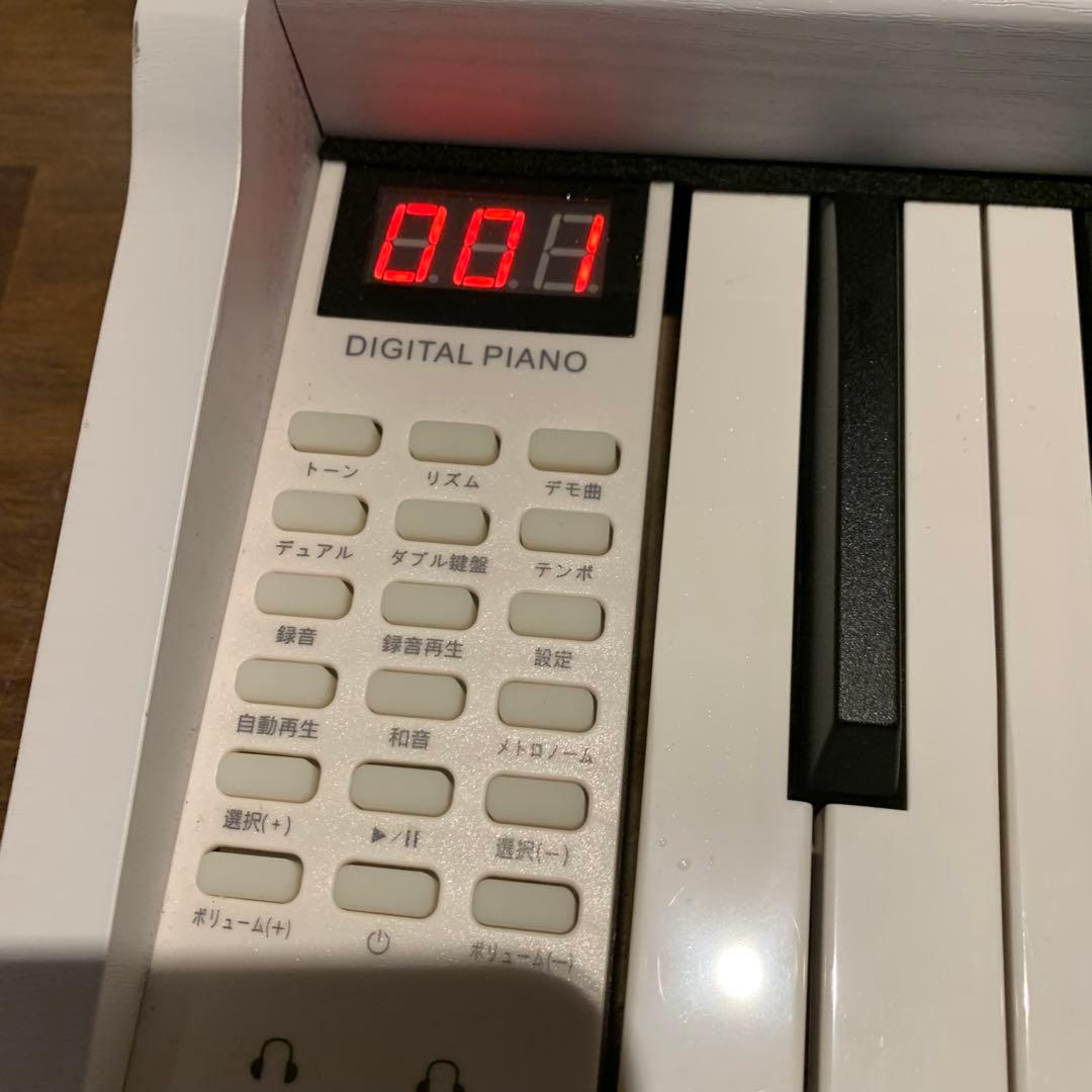 カリーナ　電子ピアノ　鍵盤　130L-BX5504-Y3-WH-03