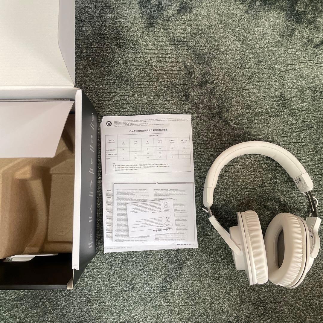 k*u様 audio-technica ATH-M20xBT ホワイト