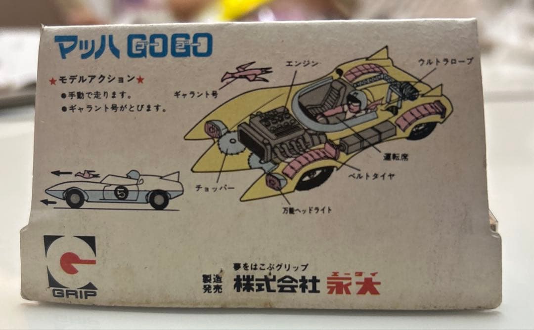 永大グリップ 日本製 ミニカー 貴重品日本 1970年代 - スピードレーサー