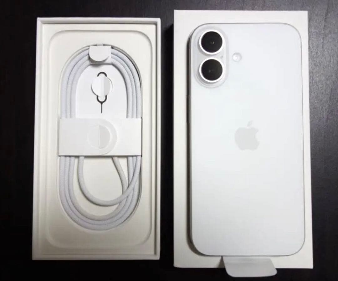 Apple iPhone16 256GB ホワイト 本体 SIMフリー