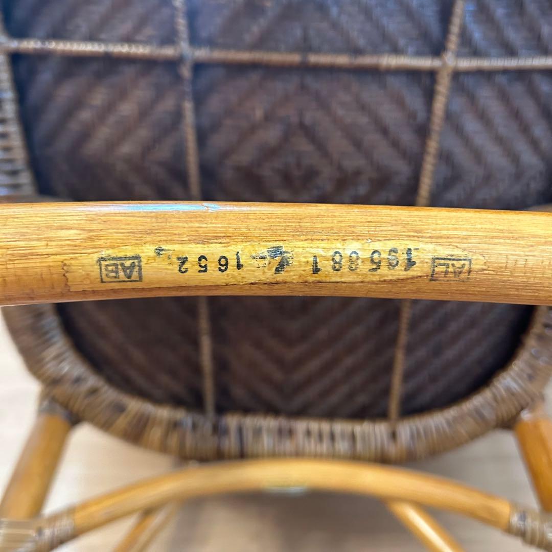 kazama カザマ アコルデアームチェア ラタン チェア ハイバック 椅子 籐