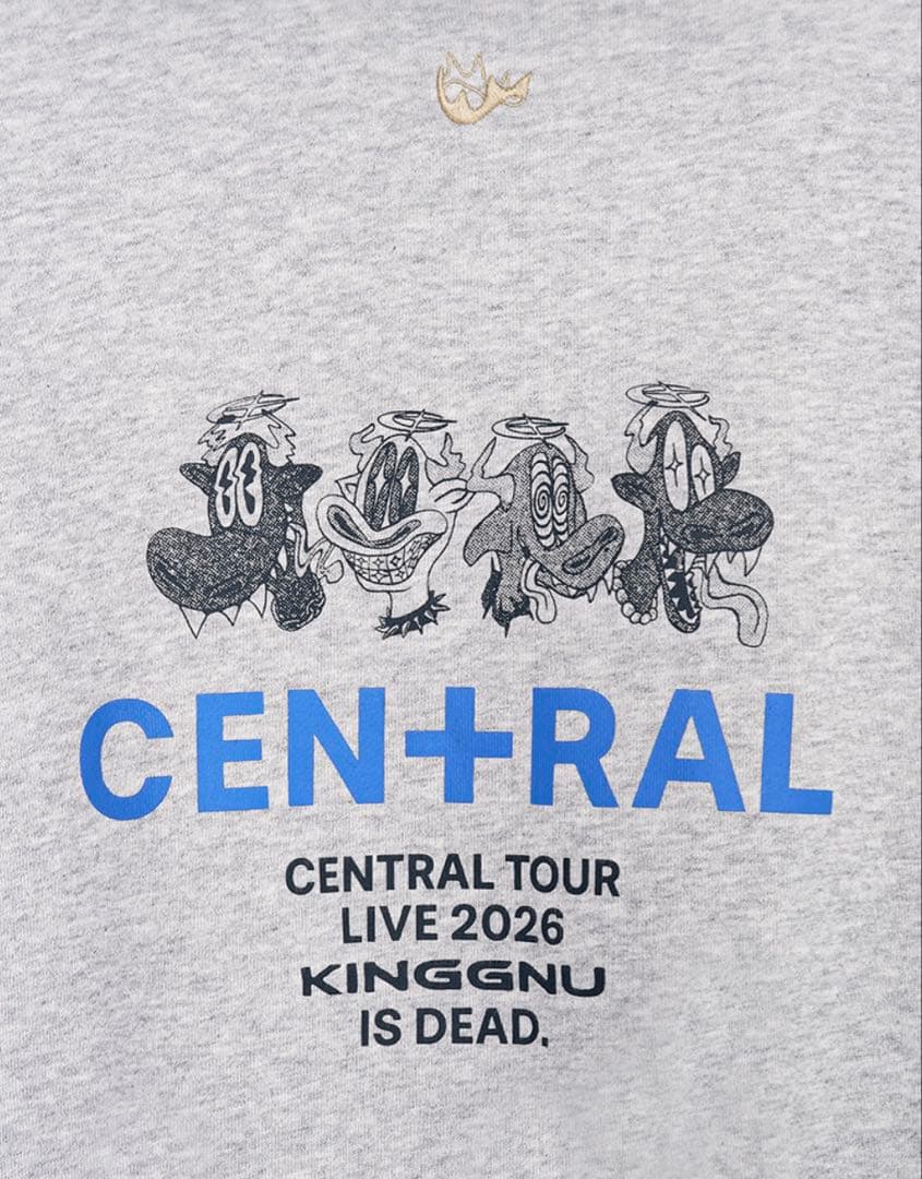 ミュージシャン KING GNU CEN+RAL TOUR/KG IS DEAD HOODIE