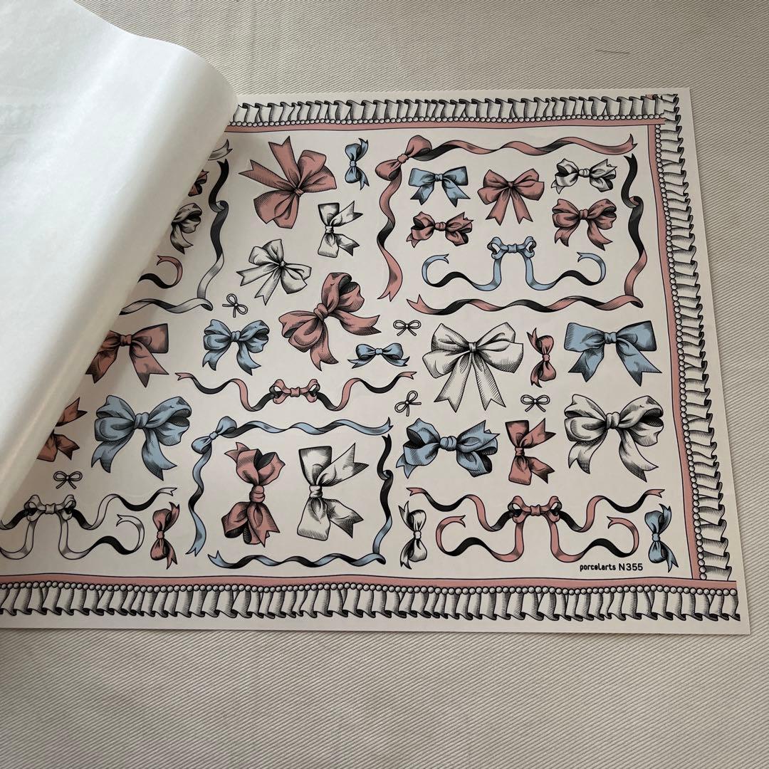 ポーセラーツ　日本ヴォーグ社　転写紙19枚+1枚おまけセット