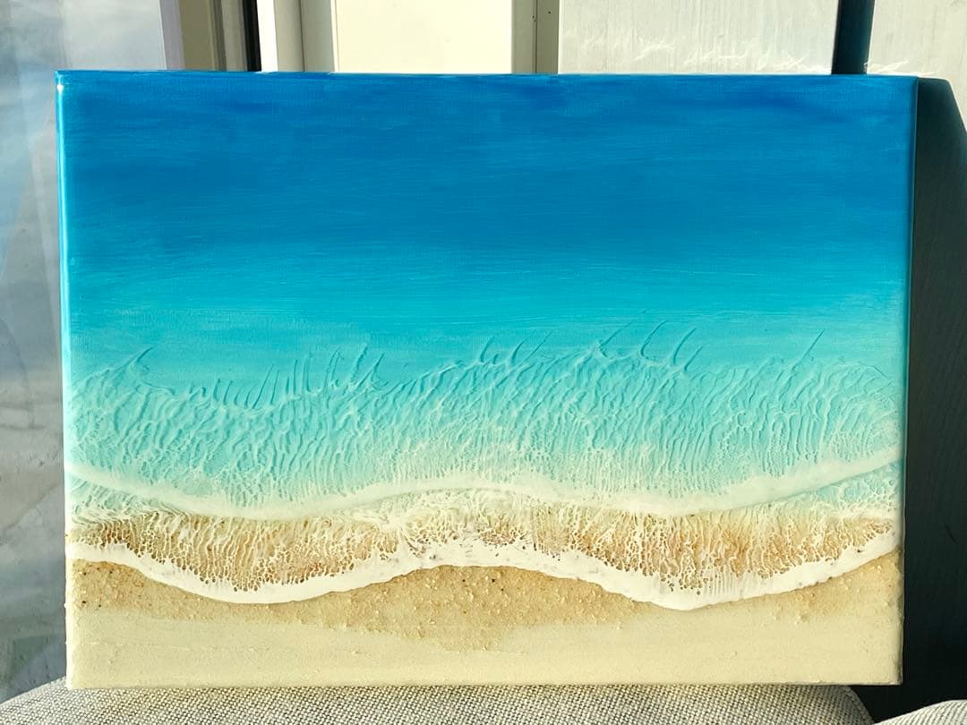 53 オーシャンアート　オーシャンパネル　レジンアート　海アート　海パネル
