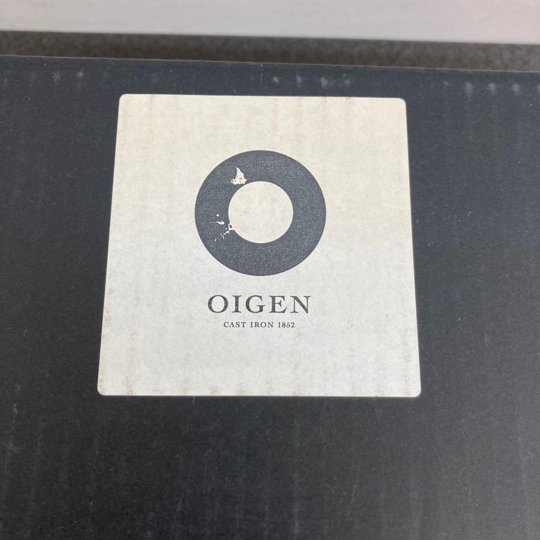 未使用 OIGEN お国自慢鍋 つる付 24cm IH対応 南部鉄器 盛栄堂