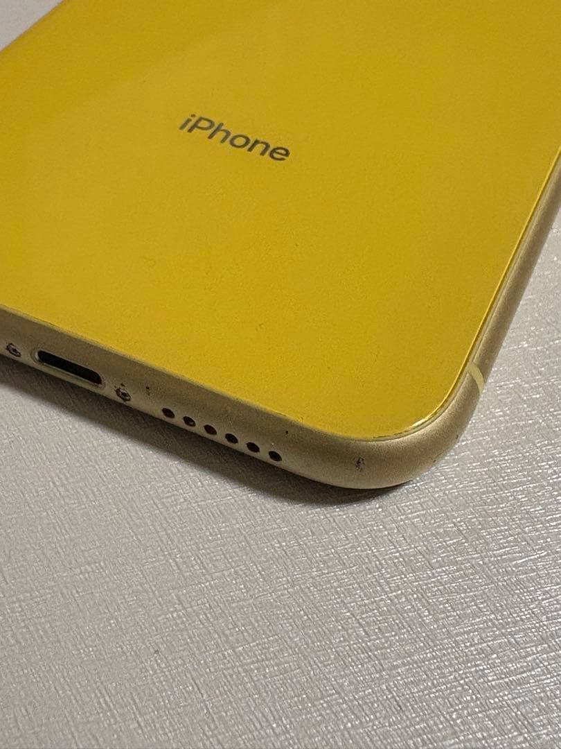 Apple iPhone XR イエロー 本体　128GB