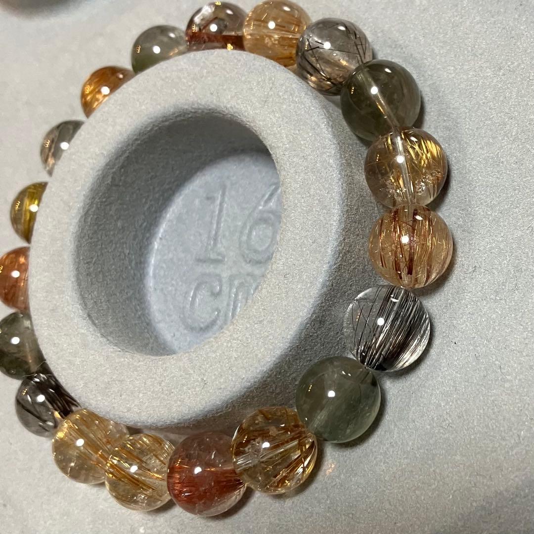 ミックスルチルクォーツブレスレット