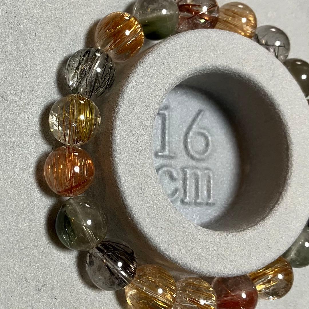 ミックスルチルクォーツブレスレット