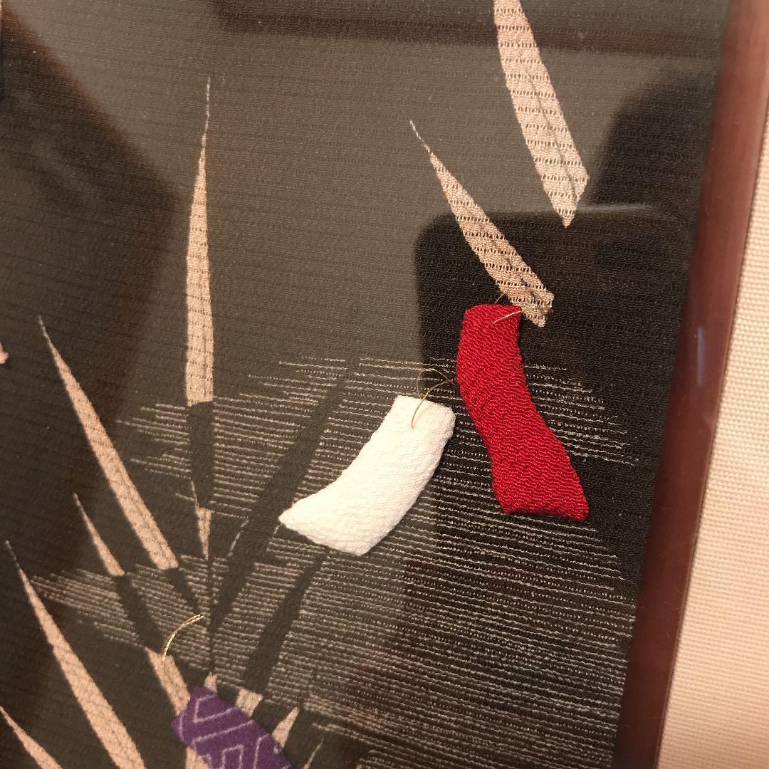 縮緬七夕押し絵額縁