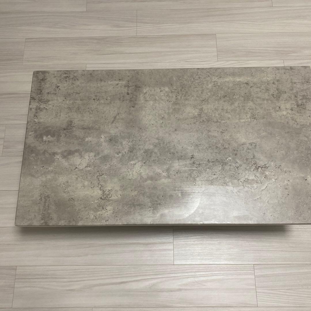 荻原　センターテーブル　大理石風 約90cm x 50cm