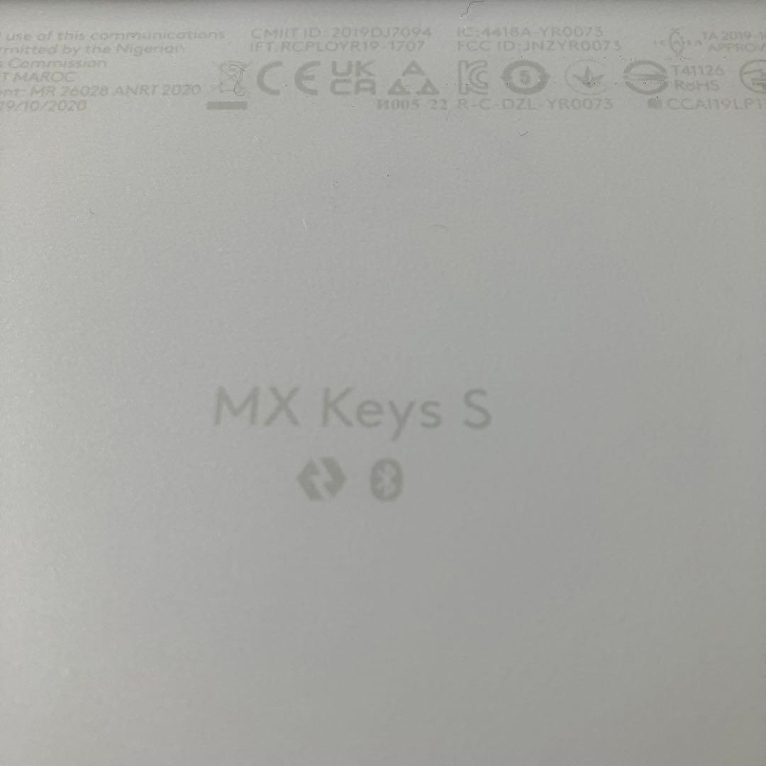 ロジクール　Logicool mx keys s ワイヤレスキーボード日本語配列