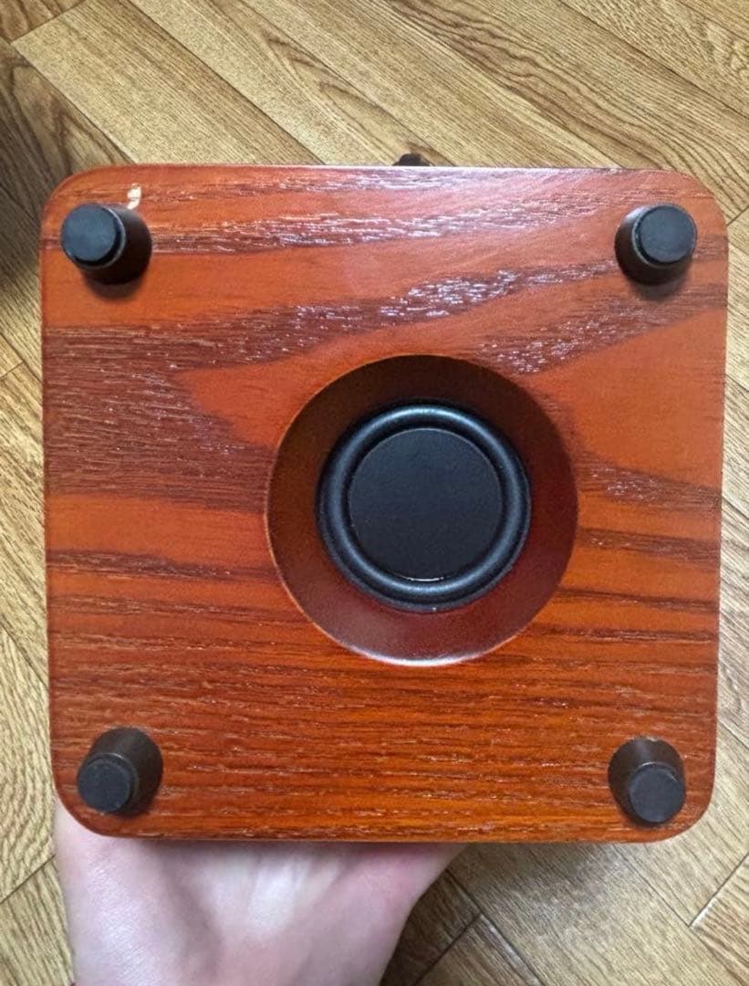 Bluetooth 蓄音機型 ポータブル スピーカー ミニ