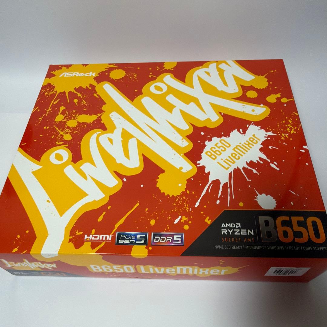 ASRock B650 LiveMixer マザーボード Socket AM5