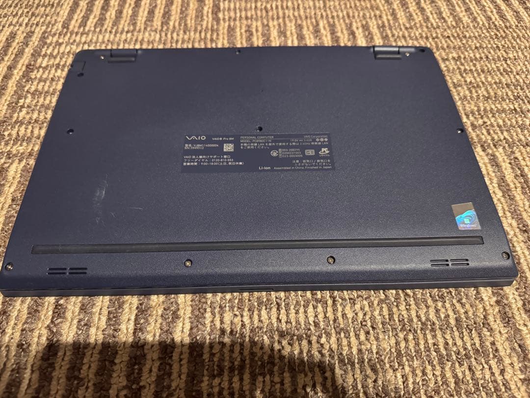 Windowsノート本体 SONY VAIO Pro BM VJBM11 Core i5-1334U /