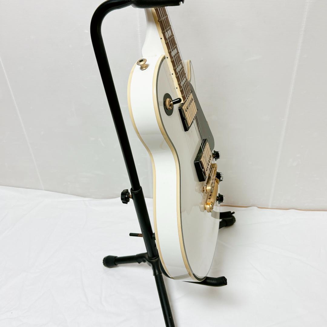 美品 Burny バーニー レスポールカスタム SRLC-55 白 ホワイト