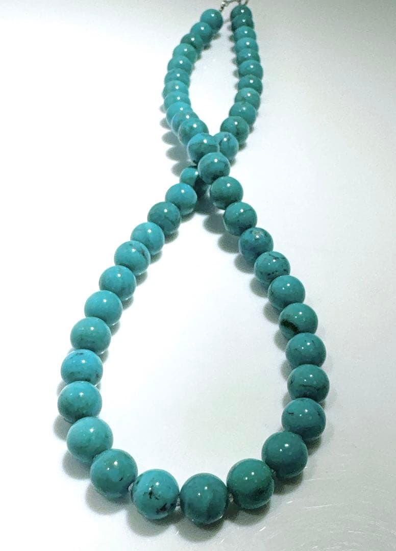 K14WGターコイズネックレス天然トルコ石ネックレスNO25-2514