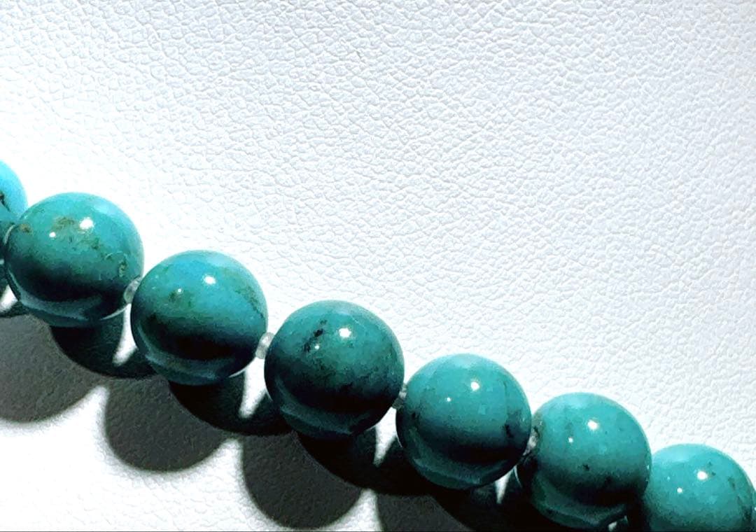 K14WGターコイズネックレス天然トルコ石ネックレスNO25-2514