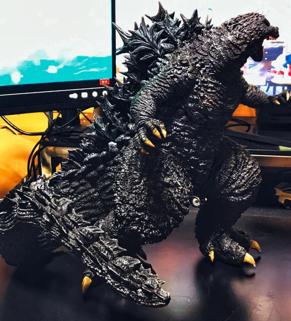 ゴジラフィギュア 約33cm ブラック
