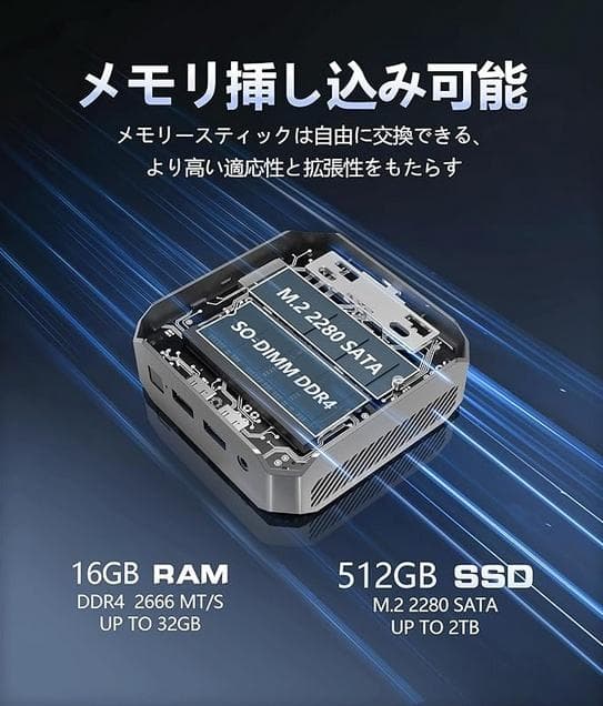 【新品】 ミニPC FIREBAT T2 N150 16GB/SSD:512GB