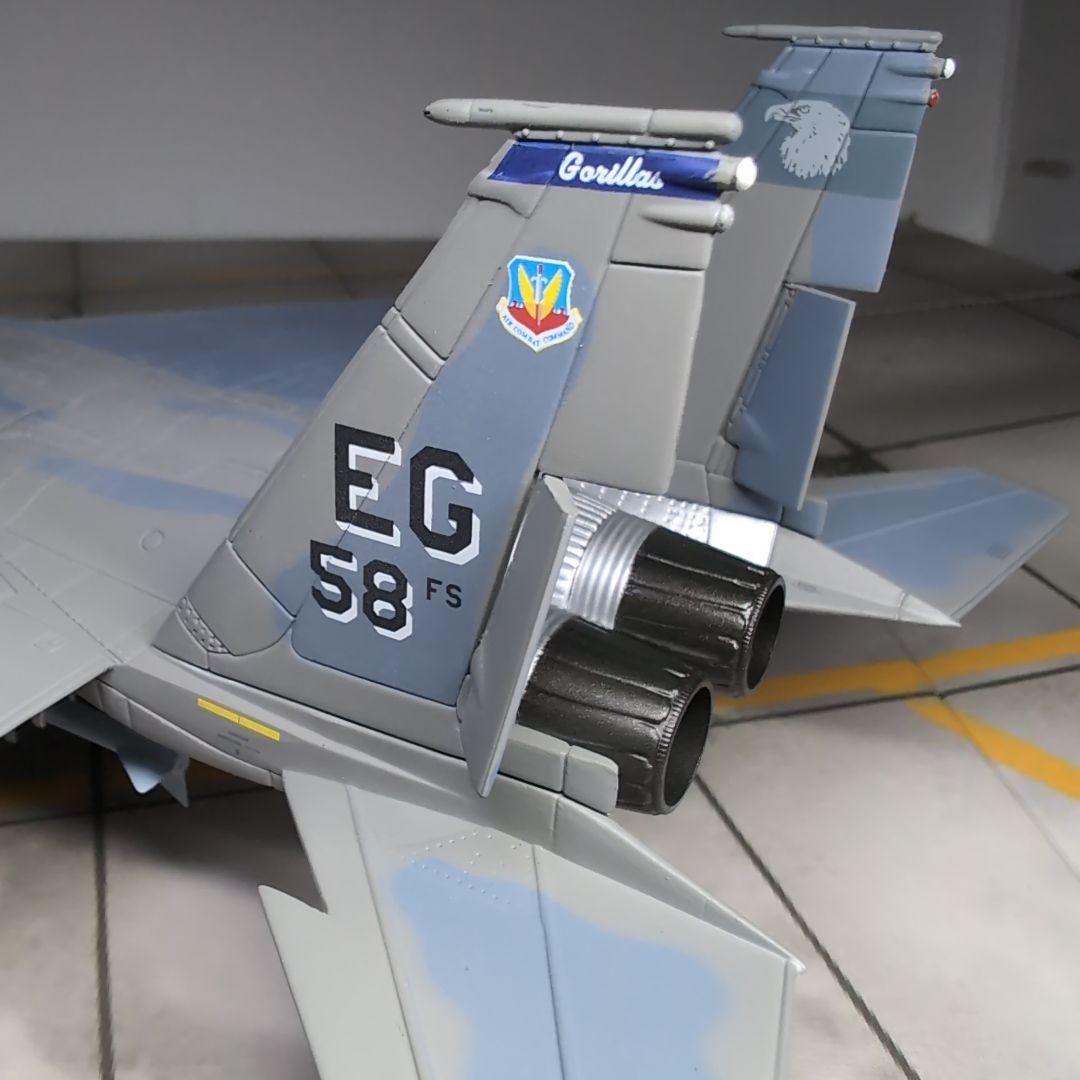 ゲインコープ製アメリカ空軍第58戦闘飛行隊F-15Cダイキャスト製完成品1/72