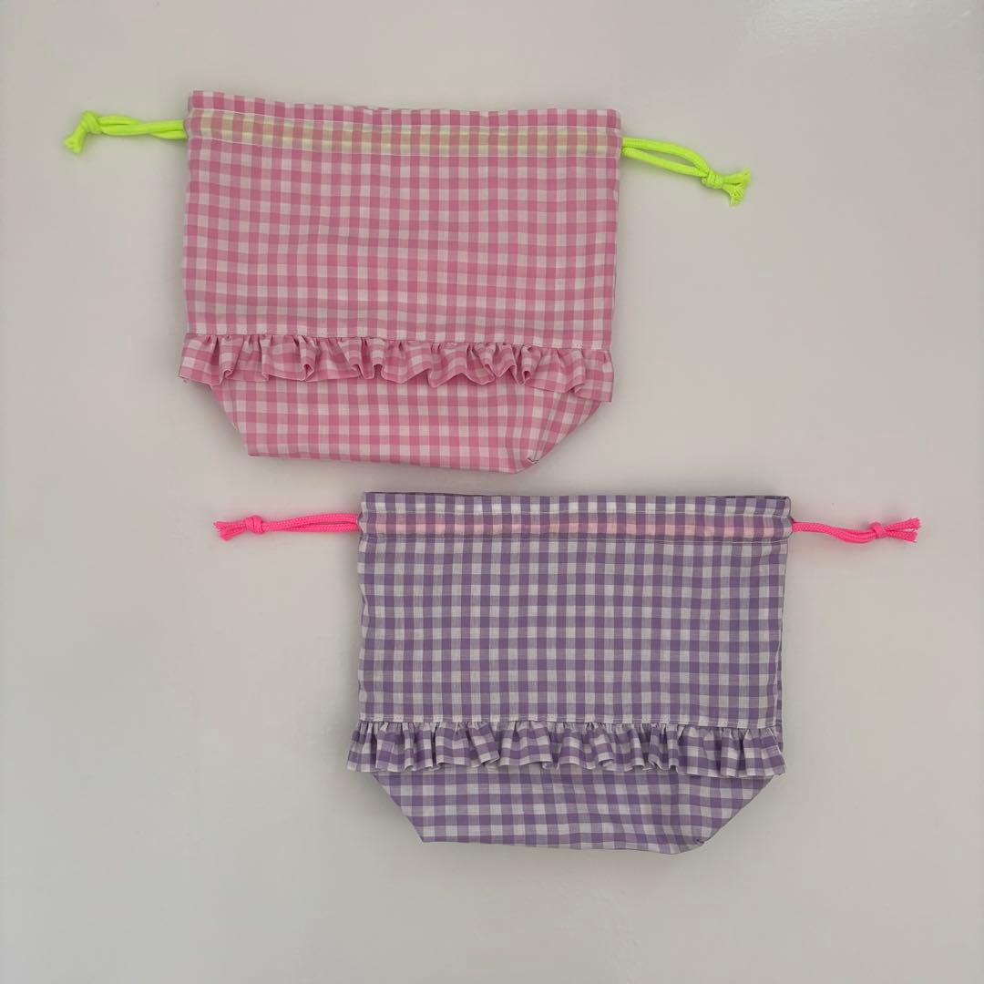 【ttatk】レッスンバッグ　上履き入れ　お着替え袋