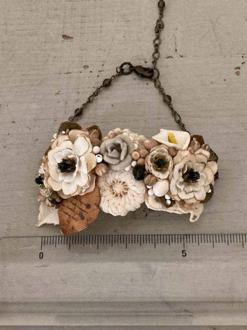 ハンドメイド　お花のブレスレット