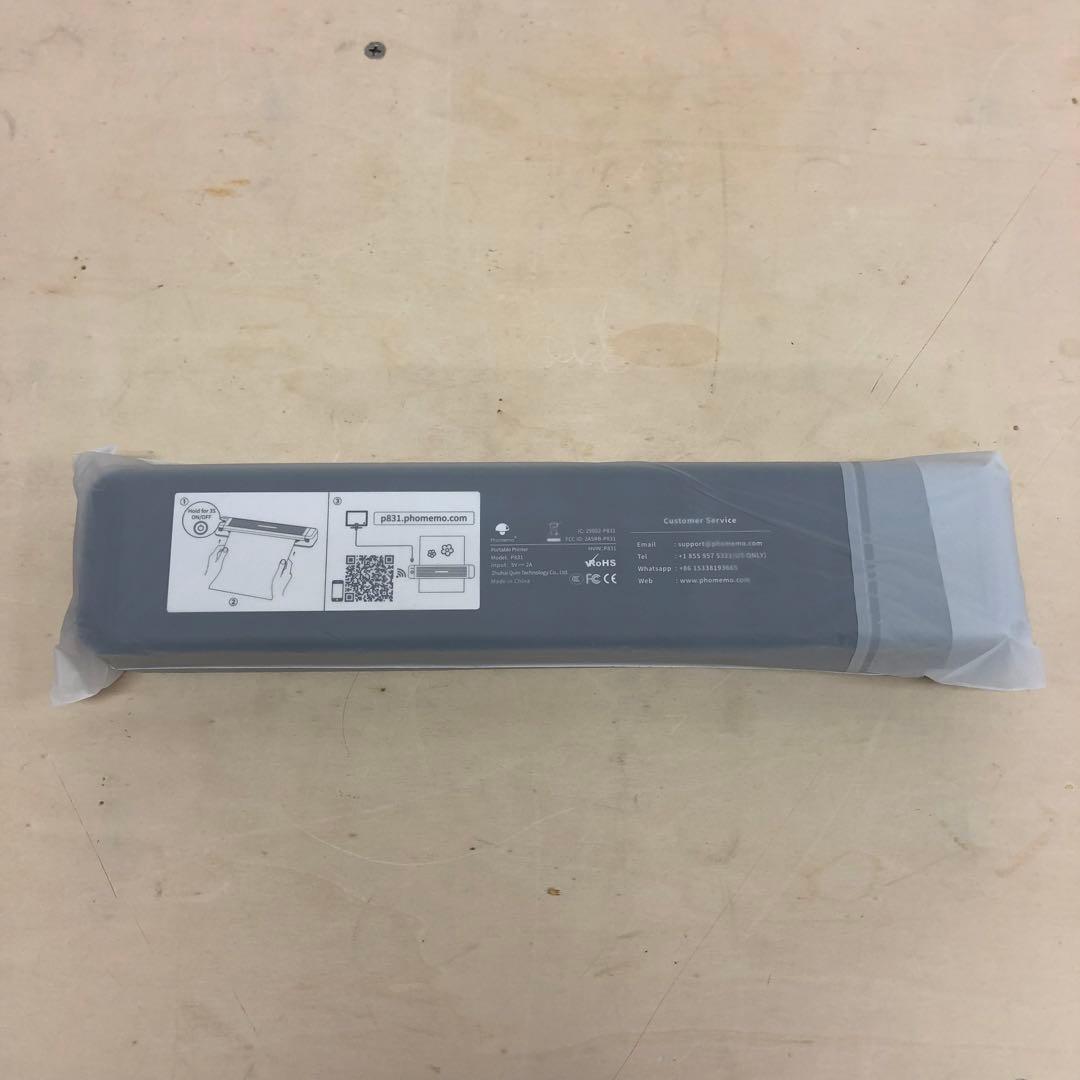 未使用 Pmo P831 Bluetooth 熱転写ポータブルプリンタ