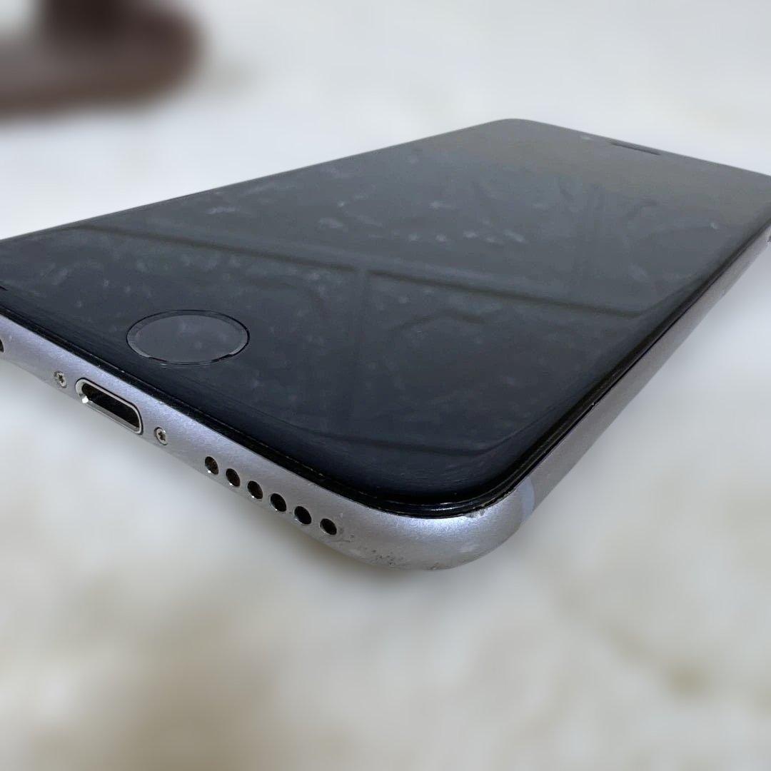 【美品】iphone6 64GB バッテリー100% スペースグレイ