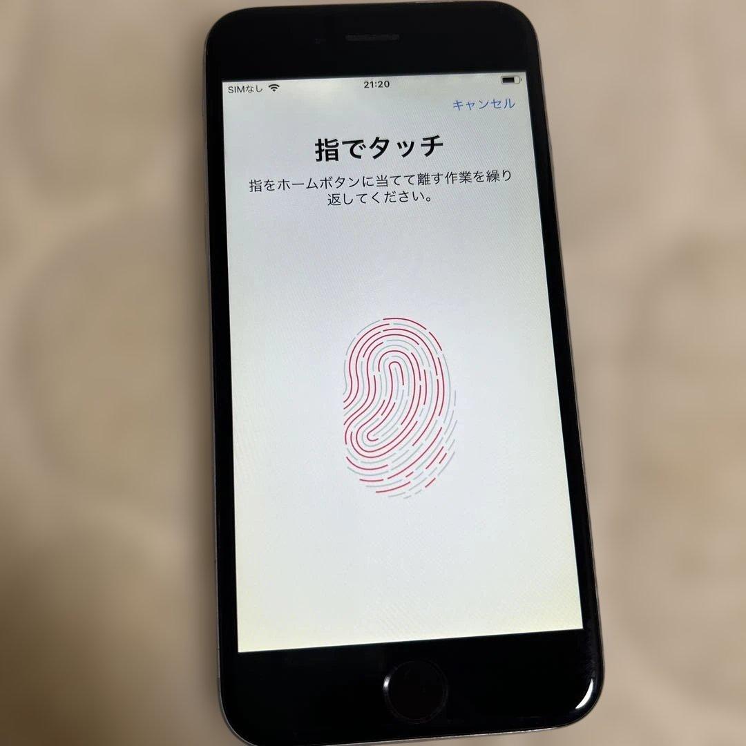 【美品】iphone6 64GB バッテリー100% スペースグレイ