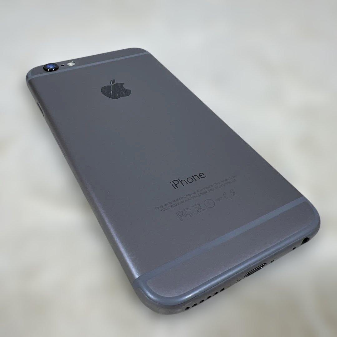 【美品】iphone6 64GB バッテリー100% スペースグレイ